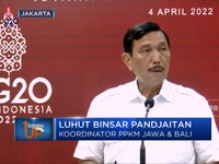 Luhut Sampaikan Sederet Kabar Gembira Terkait Covid-19 di RI