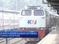 Jalur Kereta Bogor-Sukabumi Siap Dibuka, Bisa Dipakai Mudik