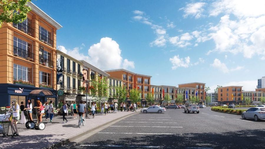 Wajah baru dunia perbelanjaan melalui shopping street.