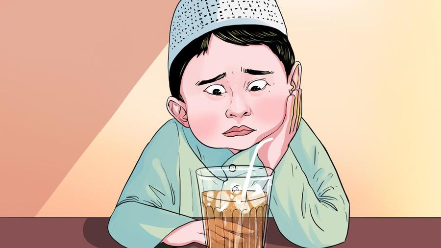INFOGRAFIS, Tips Agar Tidak Mudah Haus Saat Puasa