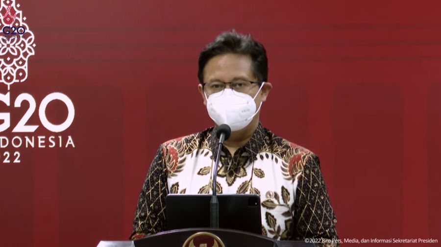 Keterangan Pers Rapat Terbatas Evaluasi PPKM, Kantor Presiden, Senin (4/4/2022. (Tangkapan layar youtube Sekretariat Presiden)
