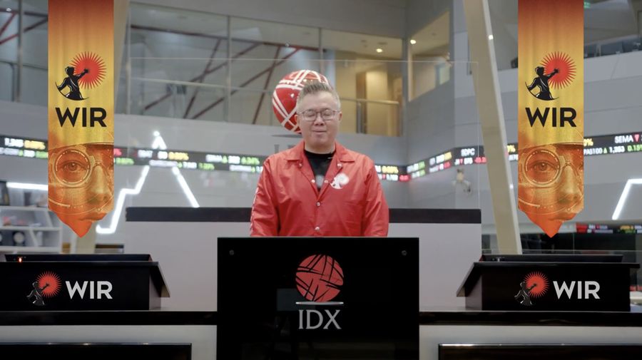 Seremoni Virtual Pencatatan Perdana Saham PT WIR ASIA Tbk. (Kode Saham: WIRG) di Bursa Efek Indonesia (BEI). (Tangkapan layar Indonesia Stock Exchange)