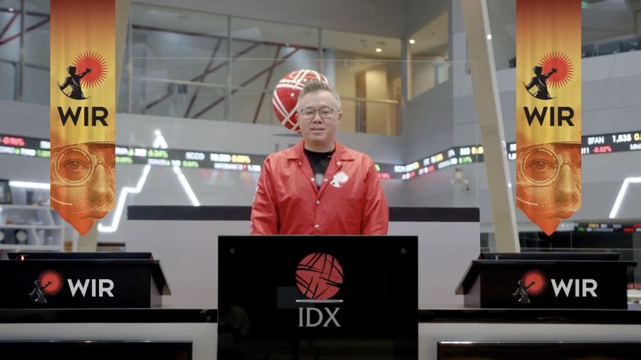 Seremoni Virtual Pencatatan Perdana Saham PT WIR ASIA Tbk. (Kode Saham: WIRG) di Bursa Efek Indonesia (BEI). (Tangkapan layar Indonesia Stock Exchange)