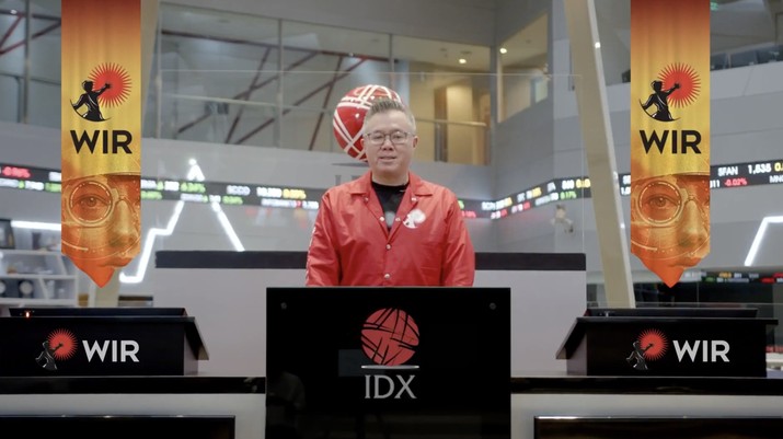 Seremoni Virtual Pencatatan Perdana Saham PT WIR ASIA Tbk. (Kode Saham: WIRG) di Bursa Efek Indonesia (BEI). (Tangkapan layar Indonesia Stock Exchange) Seremoni Virtual Pencatatan Perdana Saham PT WIR ASIA Tbk. (Kode Saham: WIRG) di Bursa Efek Indonesia (BEI). (Tangkapan layar Indonesia Stock Exchange)