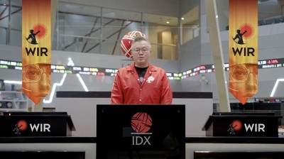 Seremoni Virtual Pencatatan Perdana Saham PT WIR ASIA Tbk. (Kode Saham: WIRG) di Bursa Efek Indonesia (BEI). (Tangkapan layar Indonesia Stock Exchange)