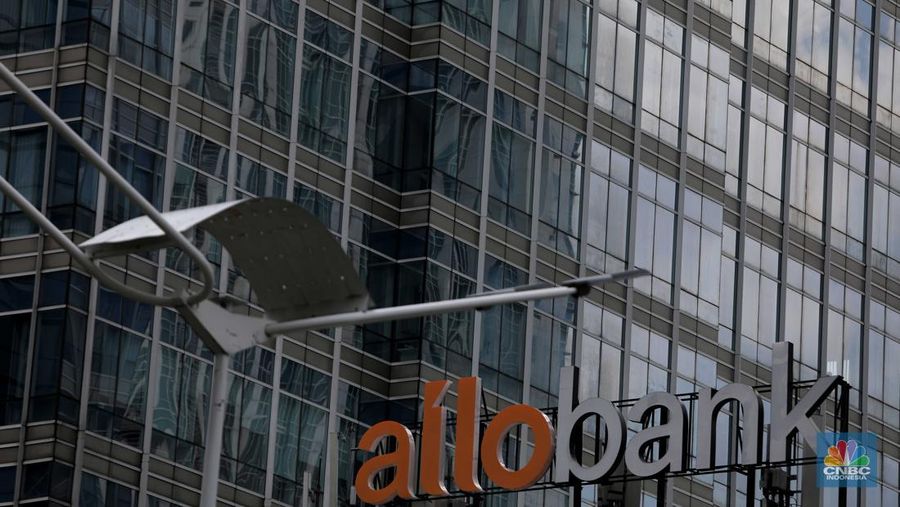 Ilustrasi Logo Allo Bank (CNBC Indonesia/Muhammad Sabki)
