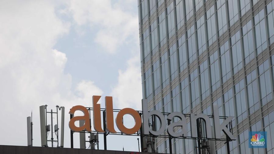 Ilustrasi Logo Allo Bank (CNBC Indonesia/Muhammad Sabki)