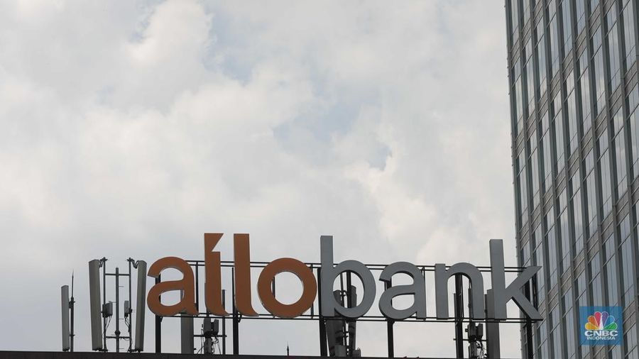 Ilustrasi Logo Allo Bank (CNBC Indonesia/Muhammad Sabki)