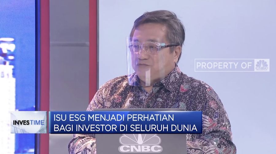 Wilianto IE selaku Presiden Direktur Maybank Sekuritas dalam program Investime, (Tangkapan layar CNBC Indonesia TV)