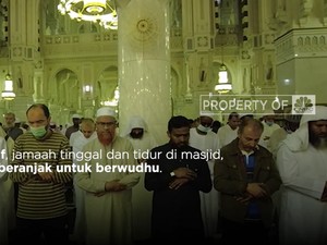 Arab Saudi Izinkan Masjid Suci Mekkah-Madinah Untuk Iktikaf