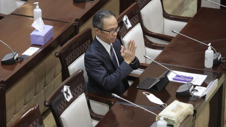Mahendra Calon Ketua DK OJK (CNBC Indonesia/Muhammad Sabki)