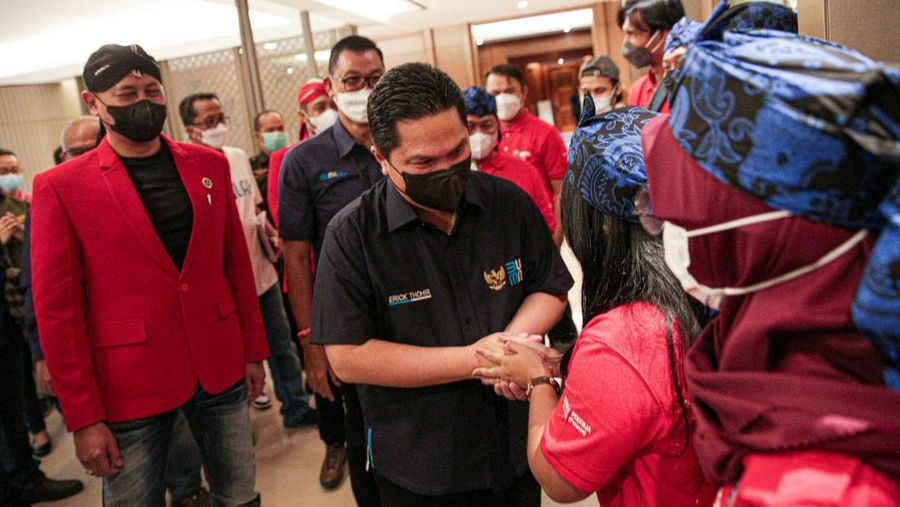 Menteri BUMN Erick Thohir Bertemu dengan Serikat Pekerja PLN. (Dok PLN)