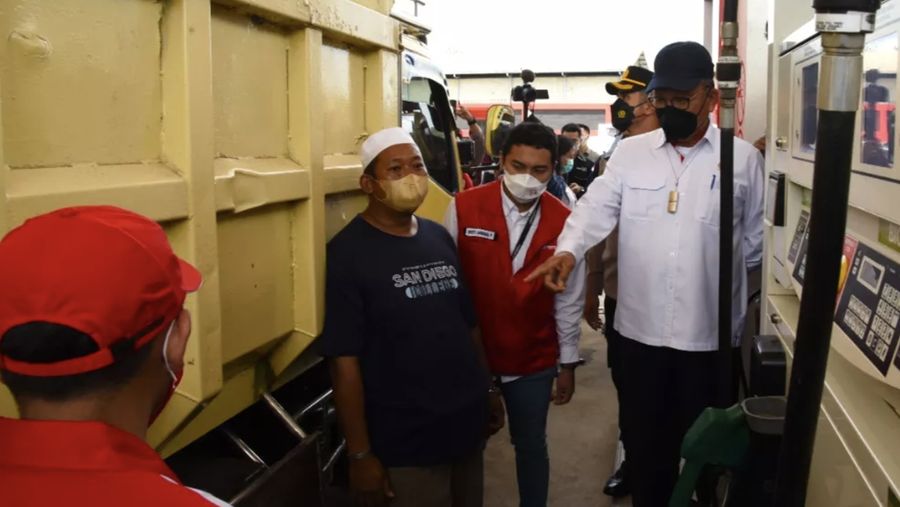 Menteri ESDM Sidak Lima SPBU di Samarinda (Tangkapan layar)
