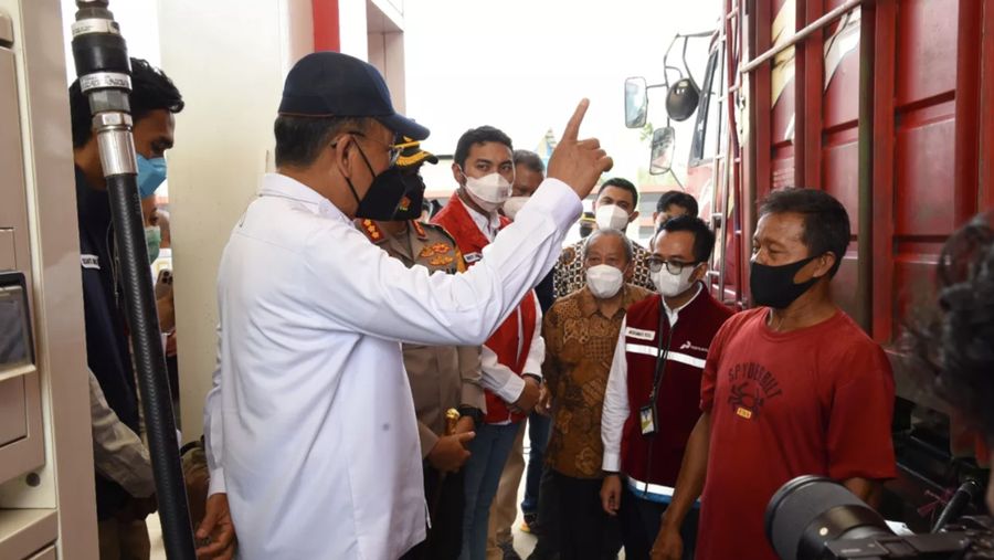 Menteri ESDM Sidak Lima SPBU di Samarinda (Tangkapan layar)