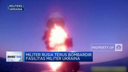 Rusia Bombardir Depot BBM Militer Ukraina