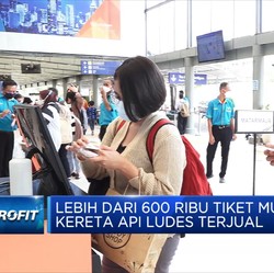 Lebih Dari 600 Ribu Tiket Mudik Kereta Api Ludes Terjual