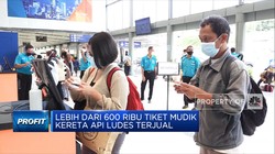 Lebih Dari 600 Ribu Tiket Mudik Kereta Api Ludes Terjual