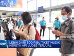 Lebih Dari 600 Ribu Tiket Mudik Kereta Api Ludes Terjual