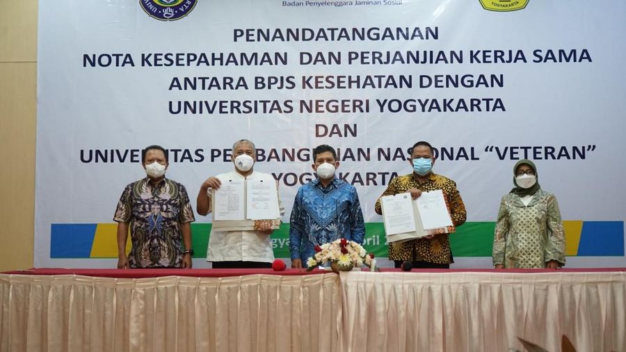 Kerja Sama BPJS Kesehatan dengan UNY dan UPN Yogyakarta dalam mendukung Program JKN-KIS.