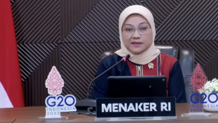 Pembagian THR lebaran 2022, Kemenaker buka posko aduan. (Tangkapan layar)