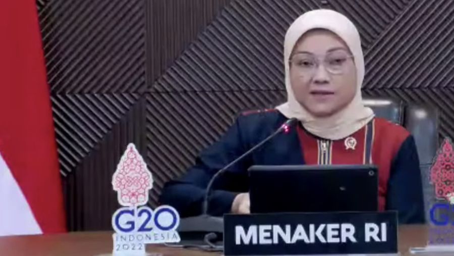 Pembagian THR lebaran 2022, Kemenaker buka posko aduan. (Tangkapan layar)
