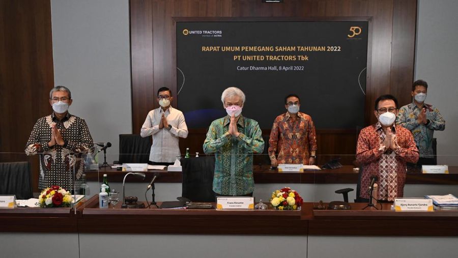 Rapat Umum Pemegang Saham Tahunan 2022 PT United Tractors Tbk (UNTR). Ist