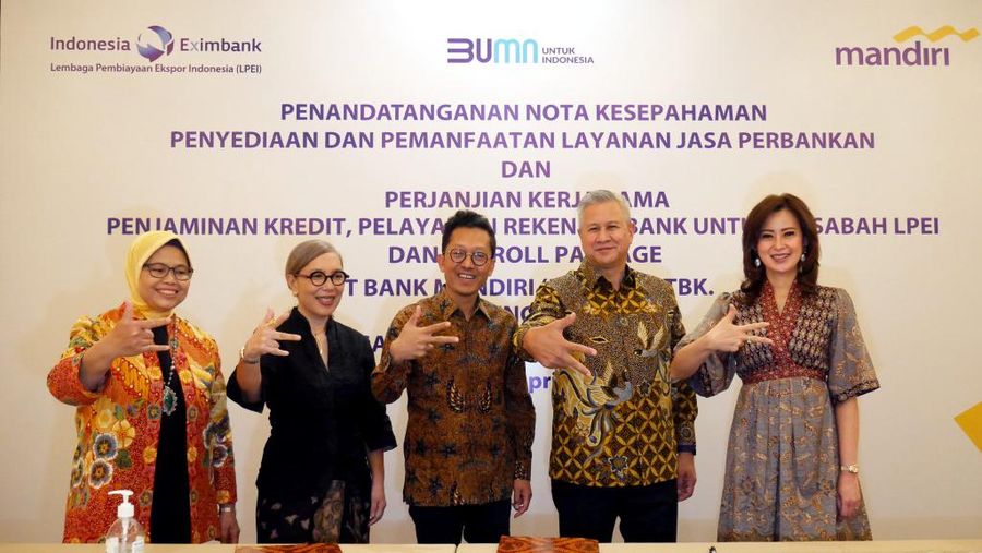 Sinergi Bank Mandiri dan LPEI.