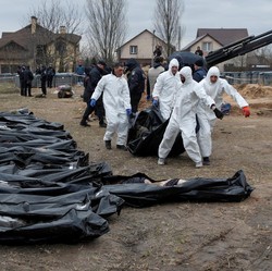 Ukraina Temukan 1.200 Jenazah Pasca Penarikan Rusia dari Kyiv