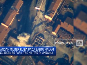 86 Fasilitas Militer Ukraina Hancur Diserang Rusia