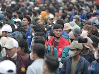 Begini Massa Mahasiswa 'Tumpah' di Depan Gedung DPR