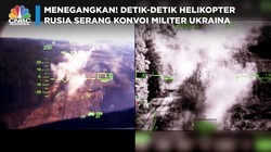 Video: Momen Helikopter Rusia Serang Konvoi Militer Ukraina