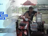 Kisah Pedagang Difabel Cari Nafkah, Butuh Motor untuk Jualan