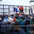 Video: Penampakan Ratusan Mahasiswa Geruduk Gedung DPR