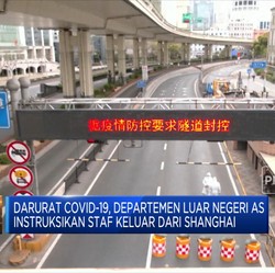 Covid Menggila, AS Perintahkan Warganya Tinggalkan Shanghai