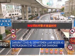 Covid Menggila, AS Perintahkan Warganya Tinggalkan Shanghai
