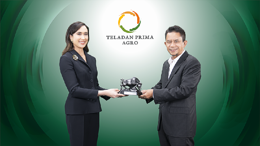 Pencatatan Perdana Saham PT Teladan Prima Agro Tbk. (TLDN). (Dok. Teladan Prima Agro)