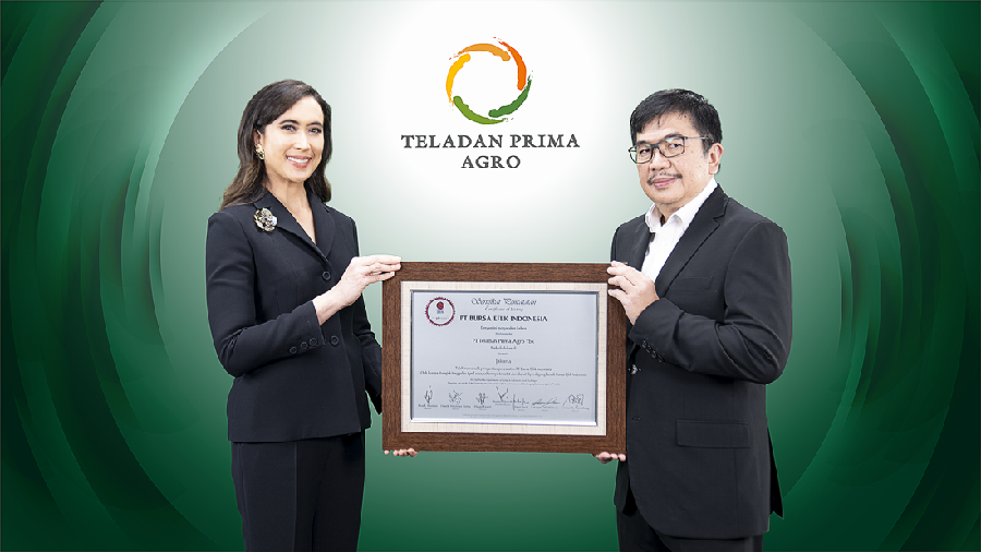 Pencatatan Perdana Saham PT Teladan Prima Agro Tbk. (TLDN). (Dok. Teladan Prima Agro)