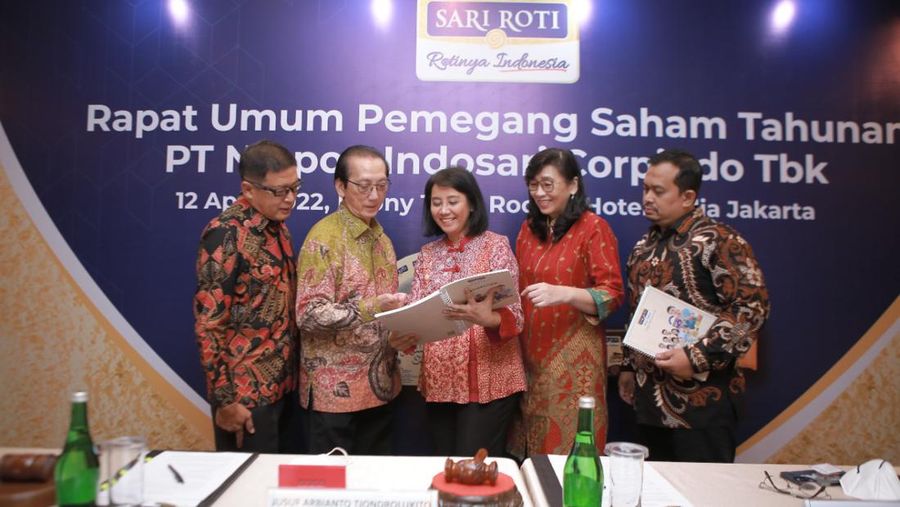 Rapat Umum Pemegang Saham Tahunan PT Nippon Indosari Corpindo Tbk (ROTI), Selasa (12/4/2022). (Dok. ist)