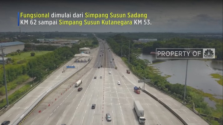 Begini Penampakan Tol Jakarta-Bandung Mudik Cuma Sejam