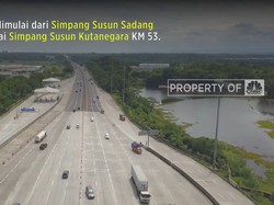 Video: Begini Penampakan Tol Jakarta-Bandung Mudik Cuma Sejam