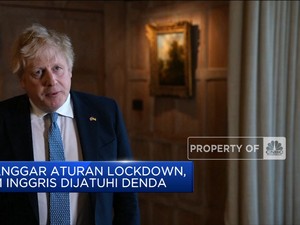 Langgar Aturan Lockdown, PM Inggris Dijatuhi Denda