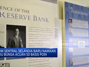 Bank Sentral Selandia Baru Naikkan Suku Bunga Acuan