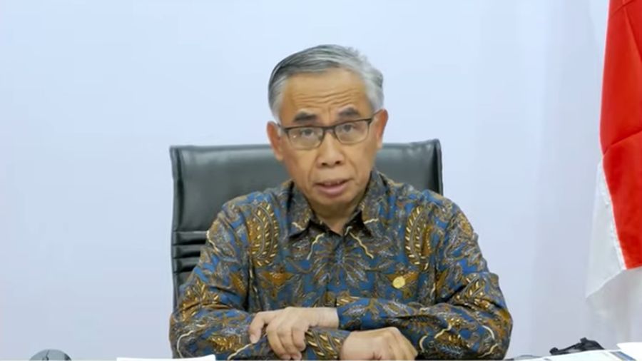 Ketua Dewan Komisioner Otoritas Jasa Keuangan (OJK) Wimboh Santoso Memberikan Keterangan Pers Mengenai Hasil Rapat Berkala KSSK II Tahun 2022. (Tangkapan Layar Youtube Kemenkeu RI)