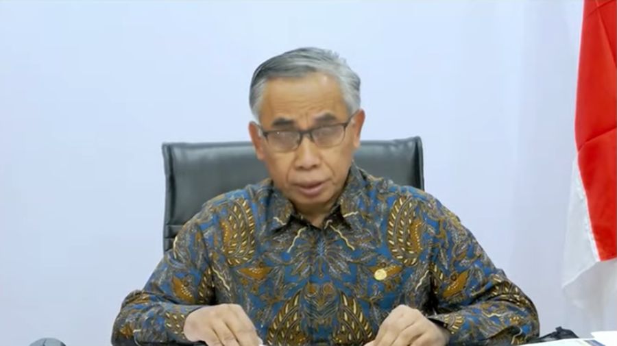 Ketua Dewan Komisioner Otoritas Jasa Keuangan (OJK) Wimboh Santoso Memberikan Keterangan Pers Mengenai Hasil Rapat Berkala KSSK II Tahun 2022. (Tangkapan Layar Youtube Kemenkeu RI)