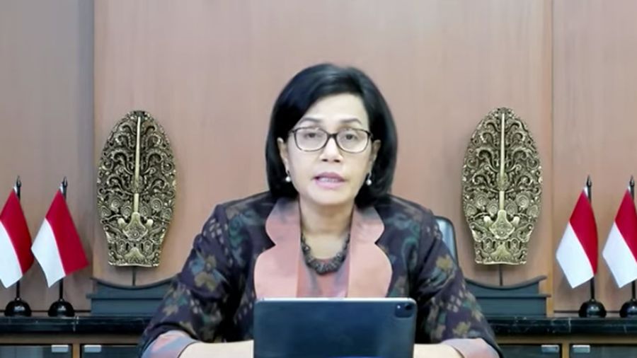 Menteri Keuangan Sri Mulyani Memberikan Keterangan Pers Mengenai Hasil Rapat Berkala KSSK II Tahun 2022 (Tangkapan Layar Youtube Kemenkeu RI)