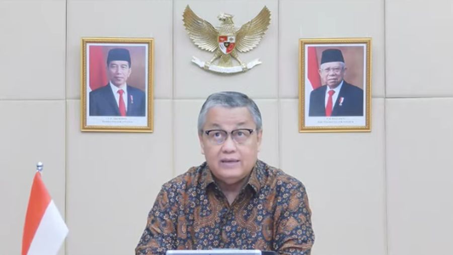 Gubernur Bank Indonesia Perry Warjiyo Memberikan Keterangan Pers Mengenai Hasil Rapat Berkala KSSK II Tahun 2022 (Tangkapan Layar Youtube Kemenkeu RI)