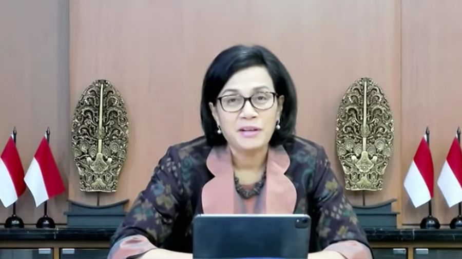 Menteri Keuangan Sri Mulyani Memberikan Keterangan Pers Mengenai Hasil Rapat Berkala KSSK II Tahun 2022 (Tangkapan Layar Youtube Kemenkeu RI)