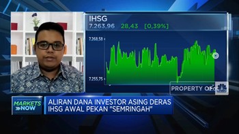 Aliran Dana Asing Kian Deras, IHSG di Awal Pekan 'Semringah'