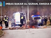 Video: Swedia Ricuh Imbas Politisi Bakal Al-Quran di Ramadan