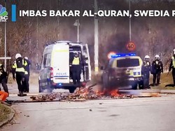 Video: Swedia Ricuh Imbas Politisi Bakal Al-Quran di Ramadan